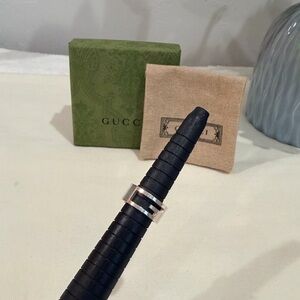 GUCCI Sterling Silver G Ring | Size 5us